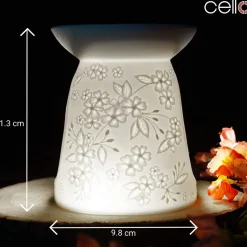 Cello Porcelain Tealight Burner - Spring Time