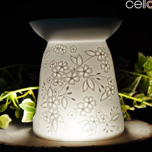 Cello Porcelain Tealight Burner - Spring Time