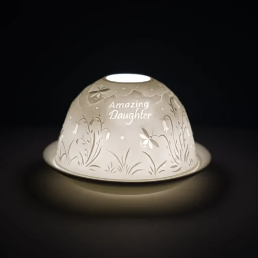 Cello Tealight Dome - Amazing Daughter
