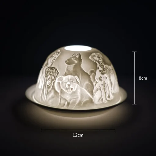 Cello Tealight Dome - Dog