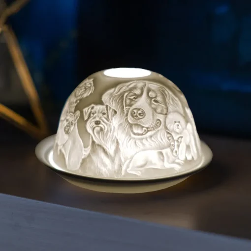 Cello Tealight Dome - Dog