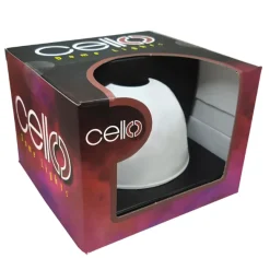 Cello Tealight Dome - Father Christmas Gold
