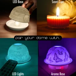 Cello Tealight Dome - Lion