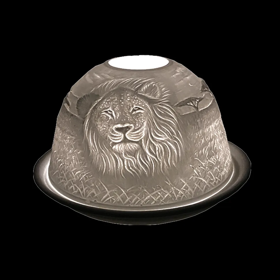 Cello Tealight Dome - Lion