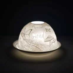 Cello Tealight Dome - Special Friend Woodland