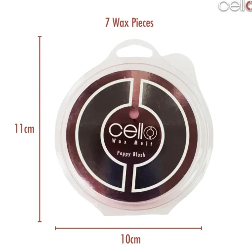 Cello Wax Melt - Poppy Blush