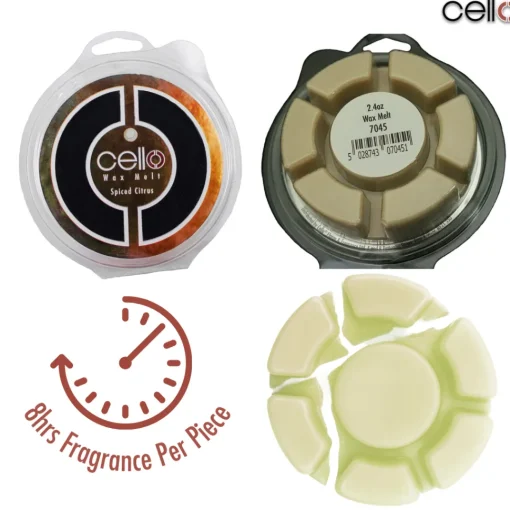 Cello Wax Melt - Spiced Citrus