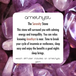 Cello Zodiac Reed Diffuser - Aquarius with Amethyst - Arcane Oceans