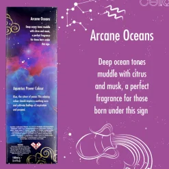 Cello Zodiac Reed Diffuser - Aquarius with Amethyst - Arcane Oceans