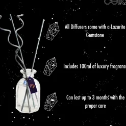 Cello Zodiac Reed Diffuser - Virgo with Lazurite - Enigmatic Lands