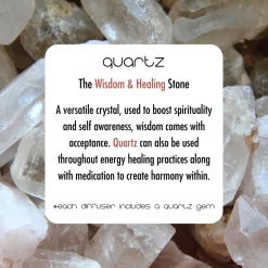 Cello Zodiac Reed Diffuser - Cancer with Clear Quartz - Radiant Flora