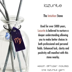 Cello Zodiac Reed Diffuser - Virgo with Lazurite - Enigmatic Lands