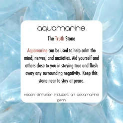 Cello Zodiac Reed Diffuser - Pisces with Aquamarine - Arcane Oceans