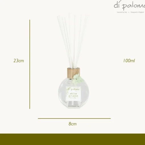 Di Palomo White Grape Fragrant Reed Diffuser Set 100ml