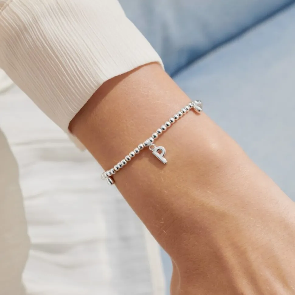 Joma Jewellery Bracelet - A Little Alphabet 'P'