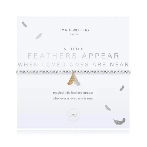 Joma Jewellery Bracelet - A Little Feathers Appear When Loved Ones Are Near