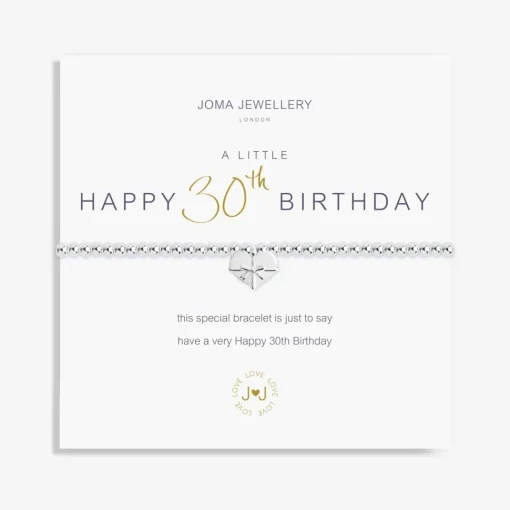 Joma Jewellery Bracelet - A Little Happy 30th Birthday
