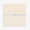 Joma Jewellery Bracelet - Forever Yours Happy 21st Birthday