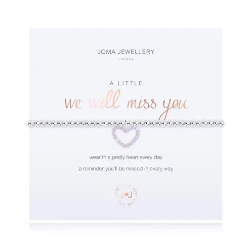 Joma Jewellery Bracelet - A Little 'We Will Miss You' Bracelet
