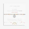 Joma Jewellery Bracelet - Children's A Little 'July' Birthstone