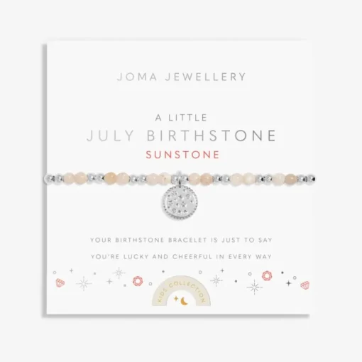 Joma Jewellery Bracelet - Children's A Little 'July' Birthstone