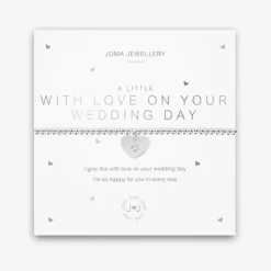Joma Jewellery Bracelet - A Little With Love On Your Wedding Day