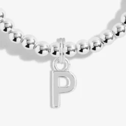 Joma Jewellery Bracelet - A Little Alphabet 'P'