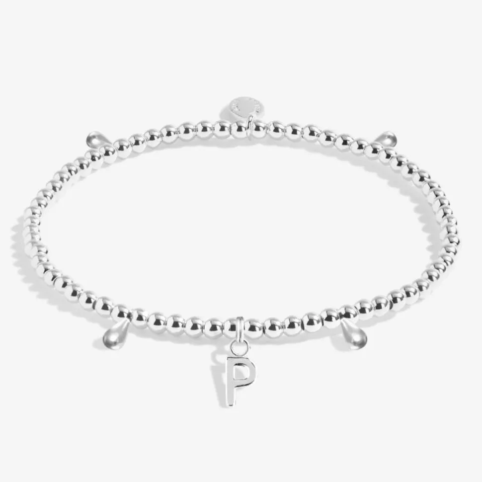 Joma Jewellery Bracelet - A Little Alphabet 'P'