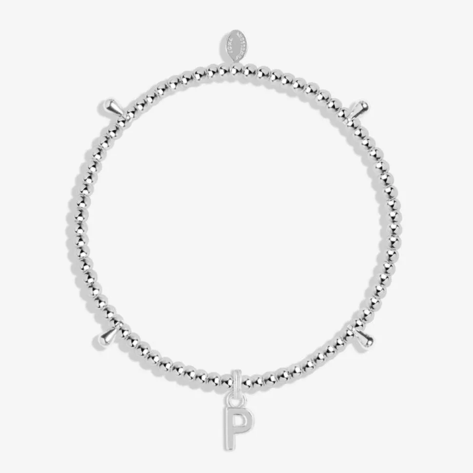 Joma Jewellery Bracelet - A Little Alphabet 'P'