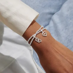 Joma Jewellery Linked Infinity Bracelet - Family Forever