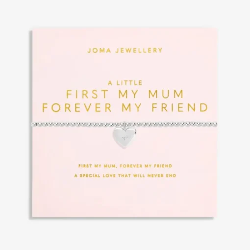 Joma Jewellery Mother's Day A Little Bracelet - First My Mum Forever My Friend