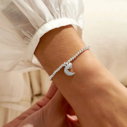 Joma Jewellery Mother's Day A Little Bracelet - Love You To The Moon And Back Mum