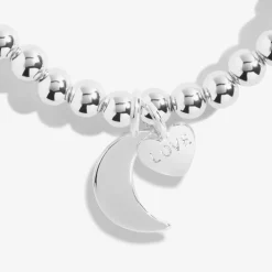 Joma Jewellery Mother's Day A Little Bracelet - Love You To The Moon And Back Mum