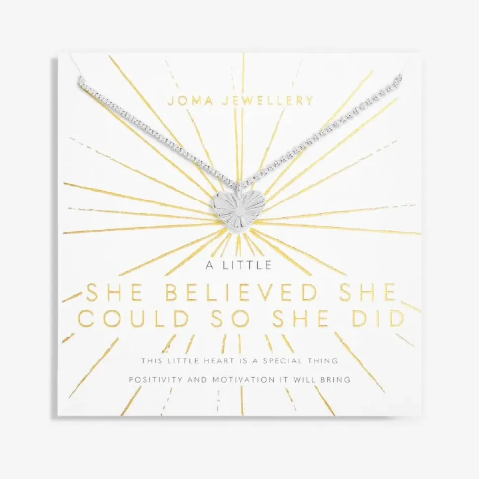 Joma Jewellery Necklace - A Little She Believed She Could, So She Did