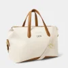 Katie Loxton Milan Cabin Bag - Canvas/Cognac