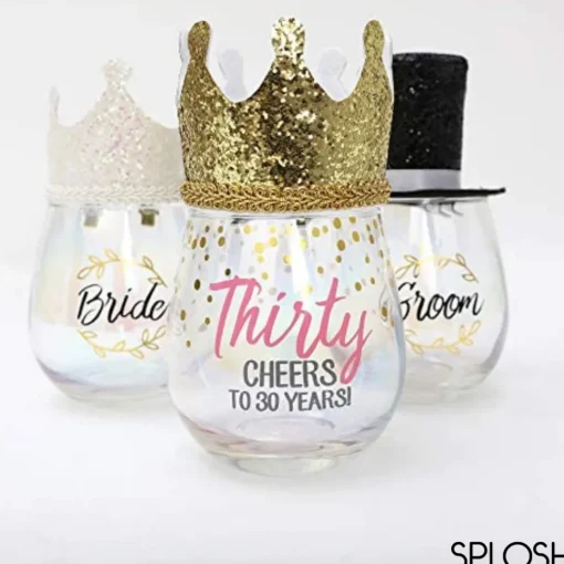 Splosh Celebration Glass - Groom