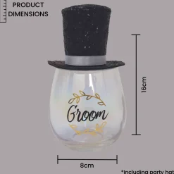 Splosh Celebration Glass - Groom