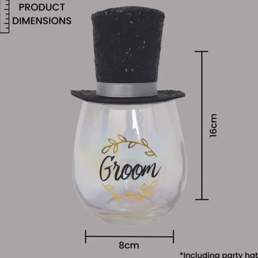 Splosh Celebration Glass - Groom