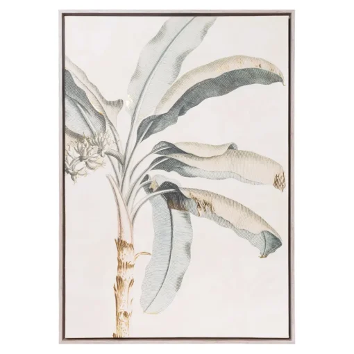Splosh Exotic Left Palm Framed Canvas 94x64