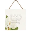 Splosh Magnolia Hanging Sign - Happiness