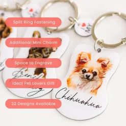 Splosh Pet Keyring - Chihuahua