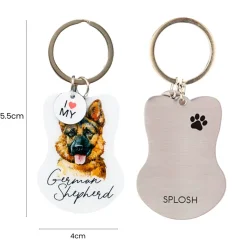 Splosh Pet Keyring - German Shepherd