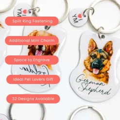 Splosh Pet Keyring - German Shepherd