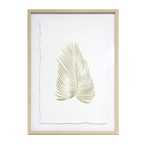 Splosh Tranquil Framed Wall Art 44x46 - Gold Leaf